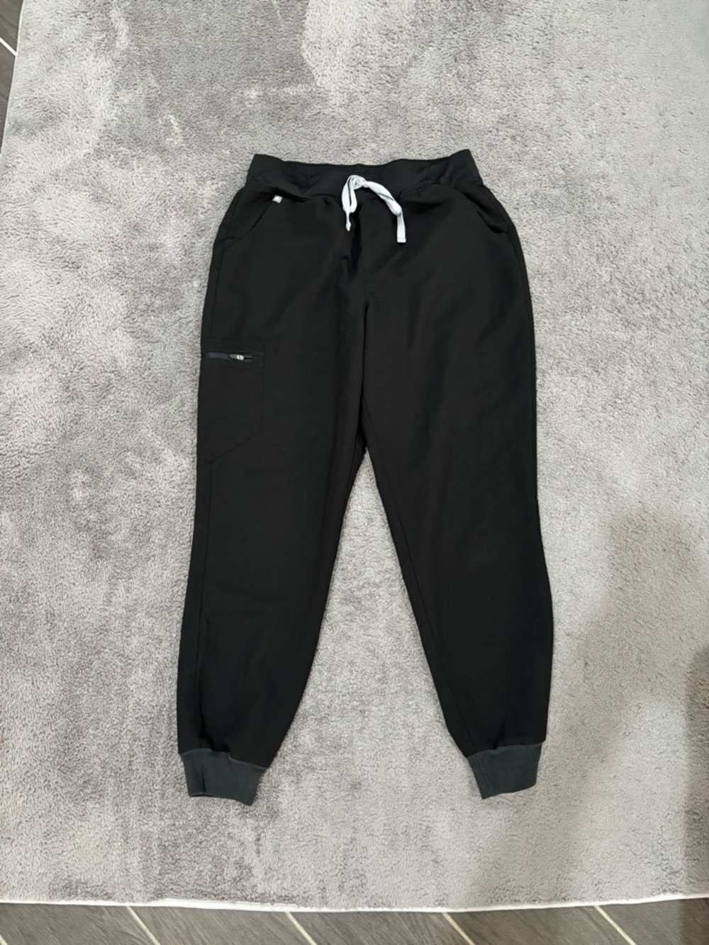 Large FIGS Black Scrub Pants